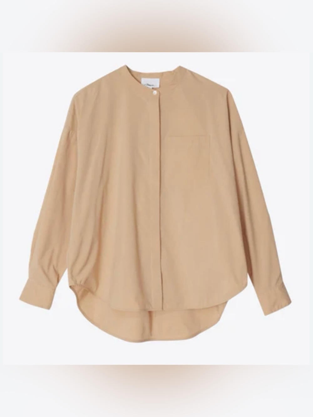 3.1 Phillip Lim Khaki Boyfriend Shirt Size 4 NWT